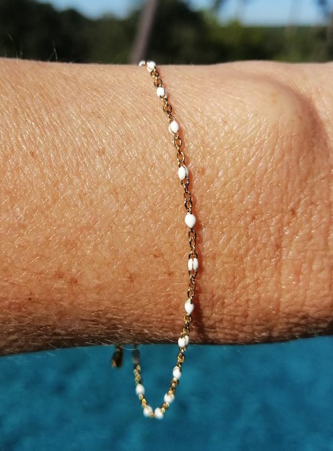 Bracelet Chaine Petites Perles - Anartxy