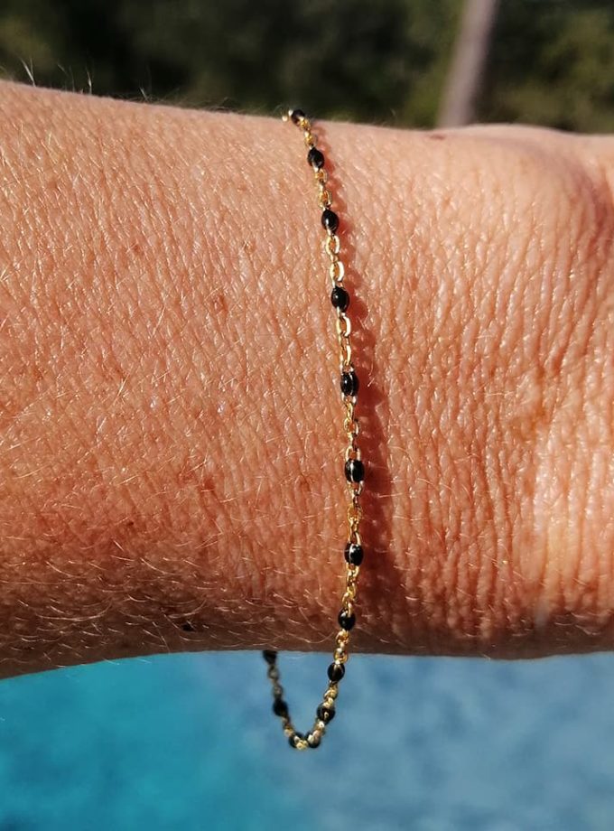 Bracelet Chaine Petites Perles - Anartxy