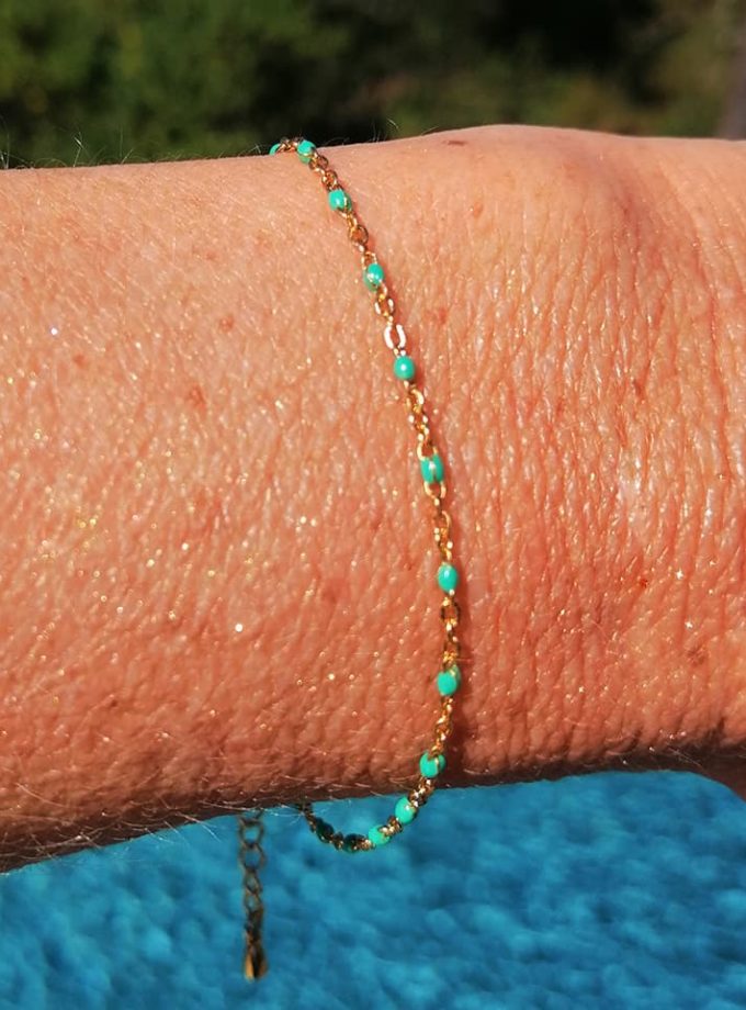 Bracelet Chaine Petites Perles - Anartxy