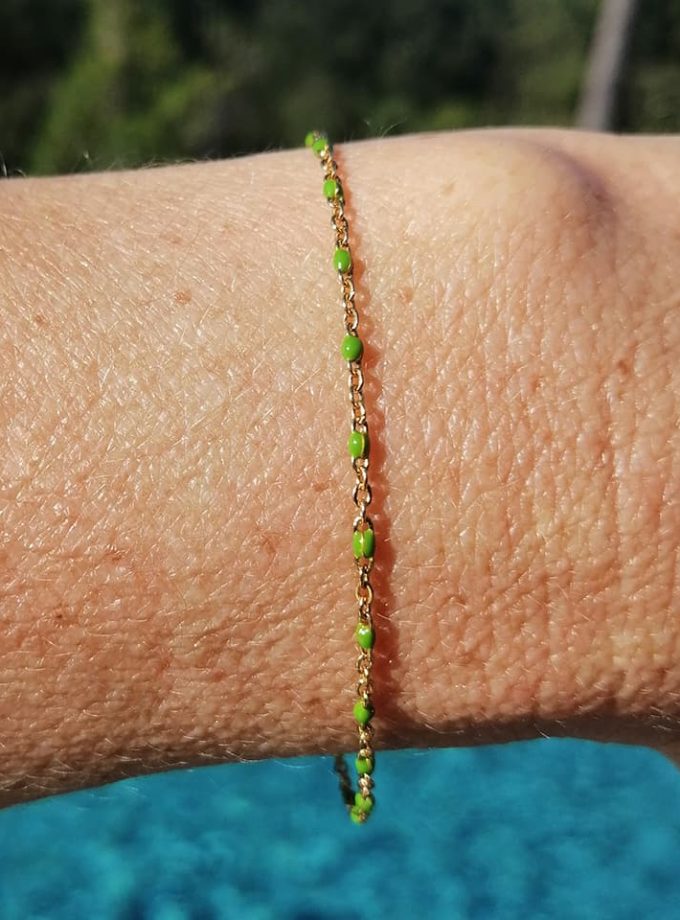 Bracelet Chaine Petites Perles - Anartxy