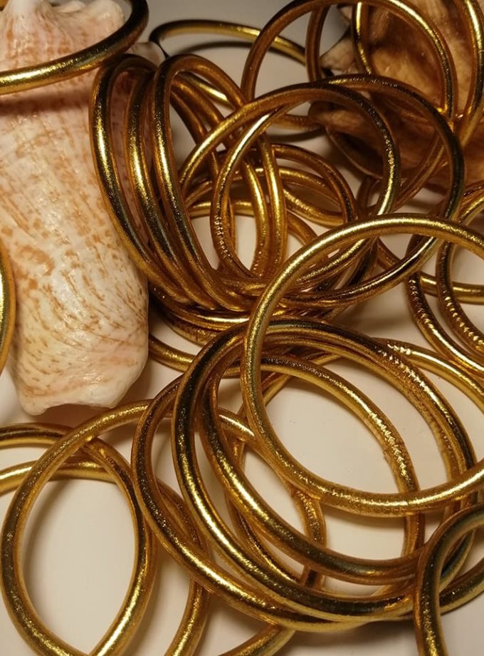 Jonc Bouddhiste doré