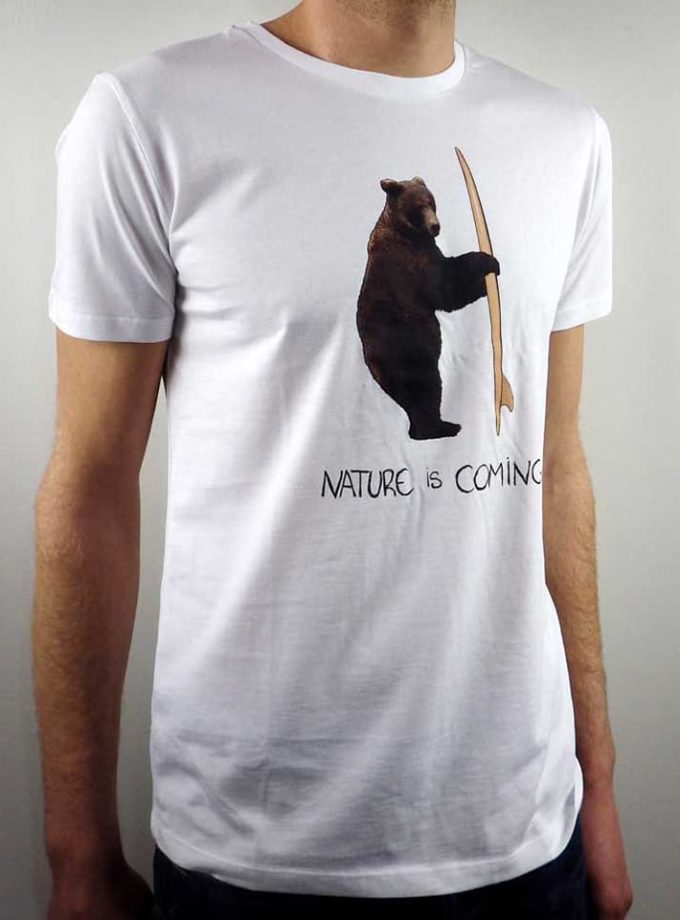 Tee-shirt Teddy Surfeur - Nature is Coming