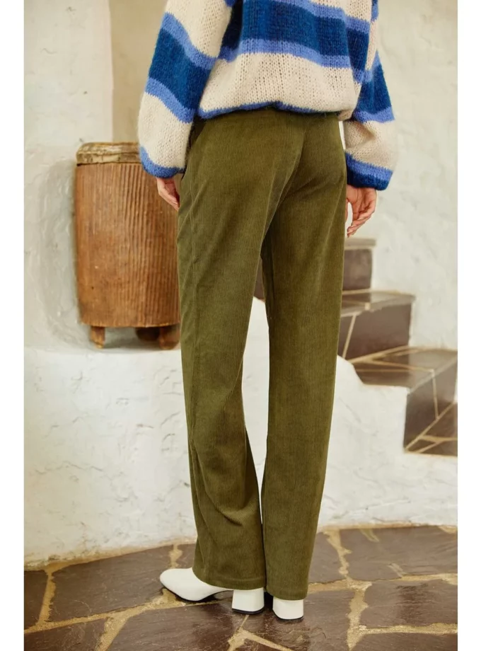 Pantalon velours vert - La Petite Etoile