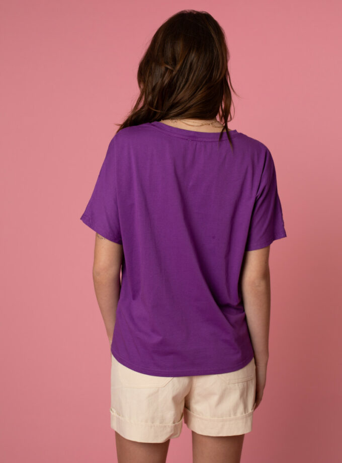 Tee shirt Lilly violet  - Orféo