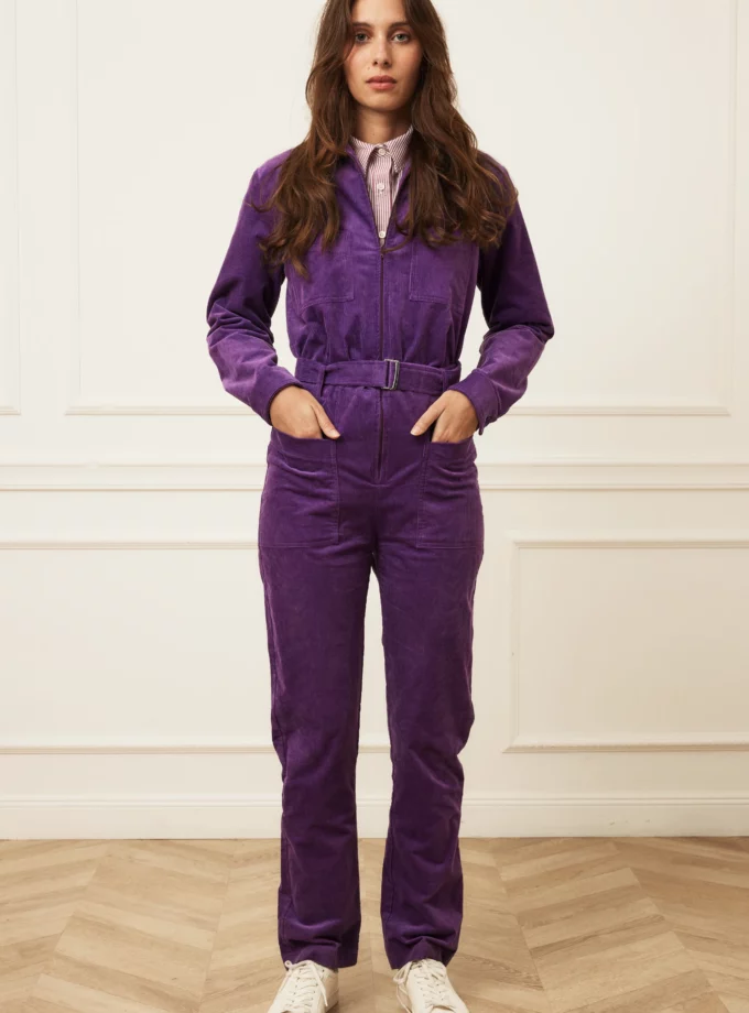 Combinaison en velours Christobal - La Petite Française