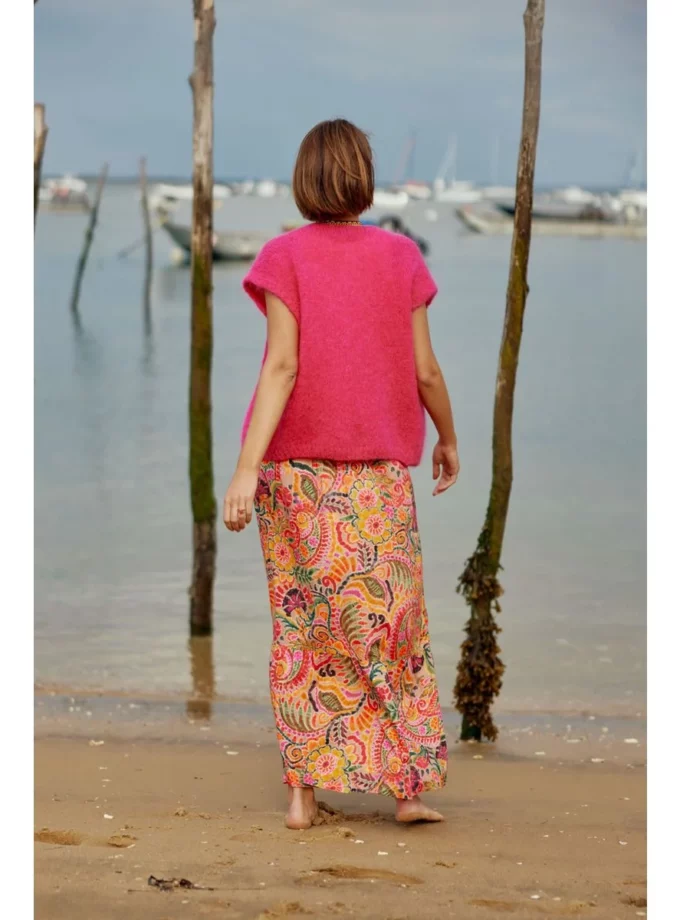 Gilet Sade Fushia - La Petite Etoile