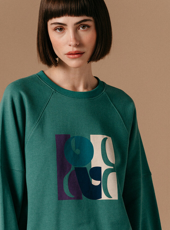 Sweat vert - Grace & Mila