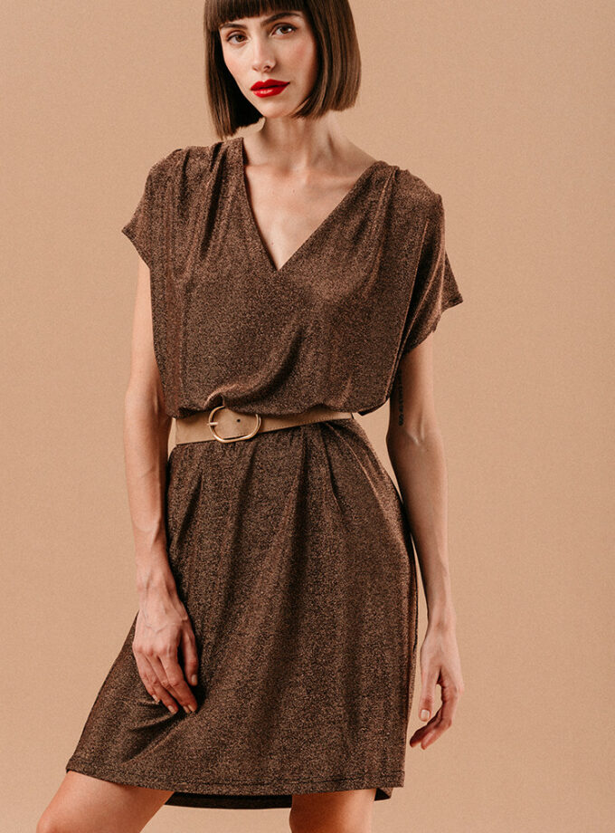 Robe en jersey pailletée - Grace & Mila