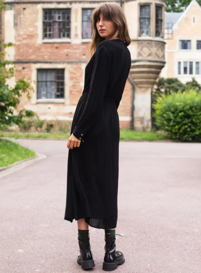 Robe Isra noire- La Petite Etoile