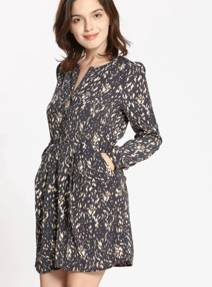 Robe 22222203 bleu gris - SeeUsoon