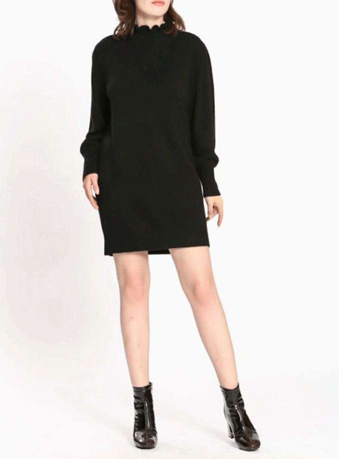 Robe Pull 22203039 noire - SeeUsoon